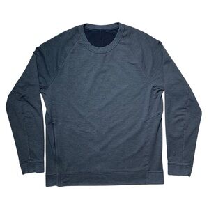 Lululemon Athletica Men's Crewneck Sweater - Dark Blue.